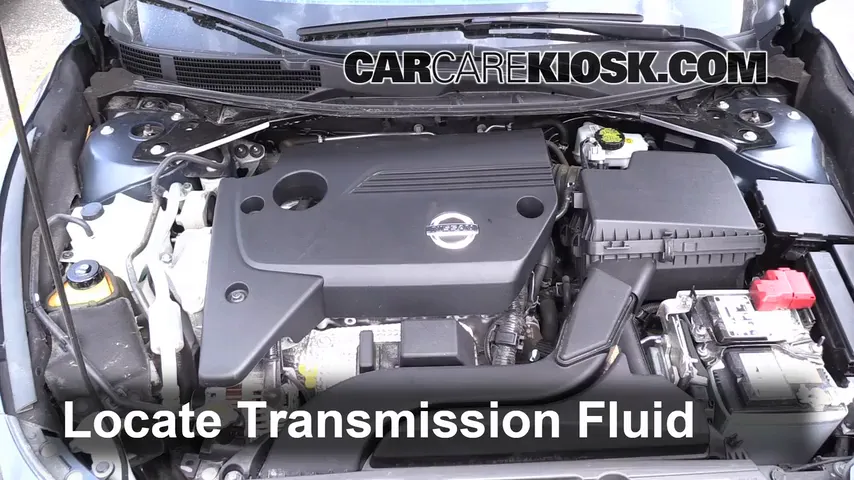 2014 Nissan Altima S 2.5L 4 Cyl. Transmission Fluid Add Fluid